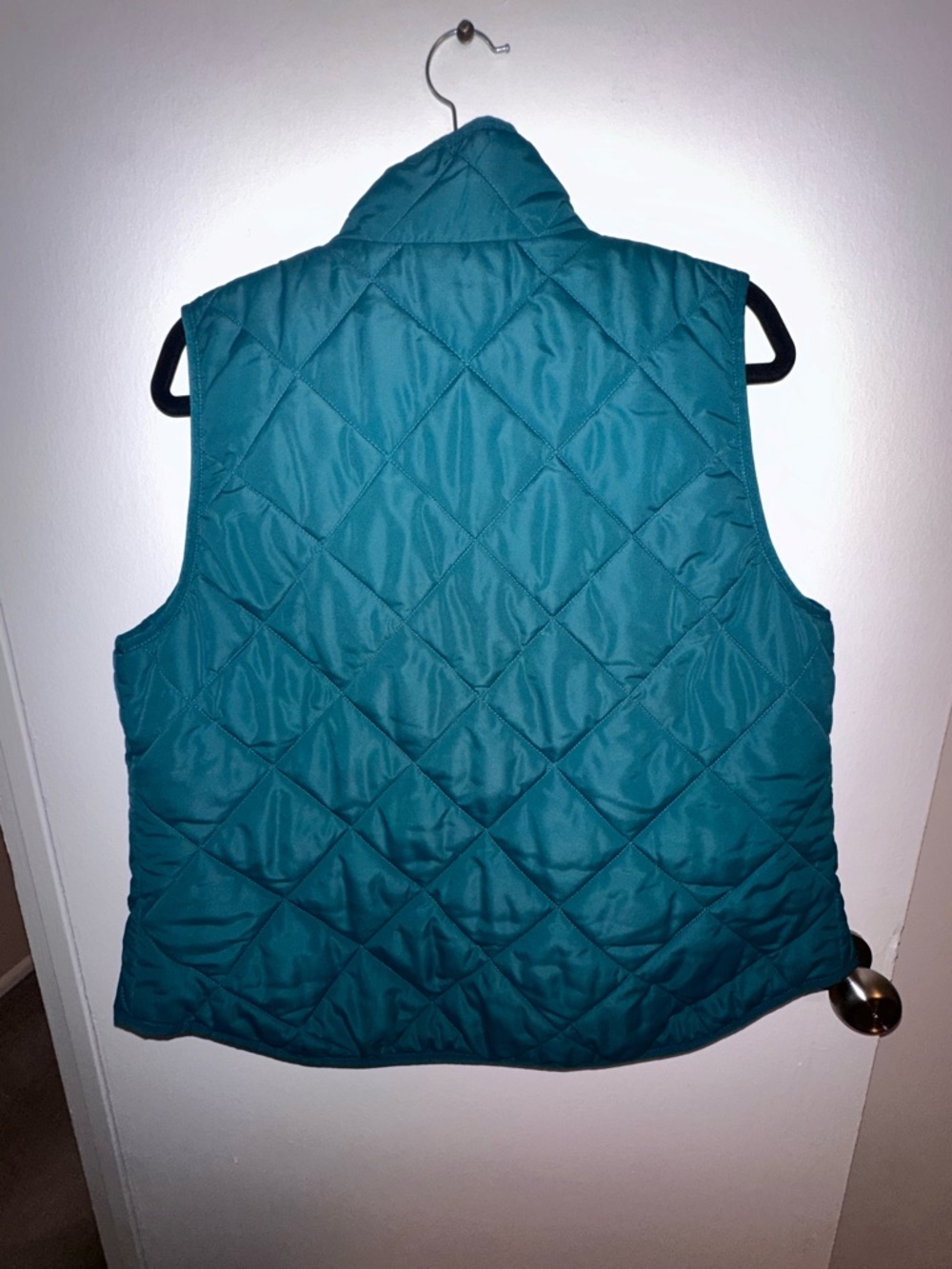 J. Crew Quilted Vest with Gold Zipper Accents - Picture 2 of 5